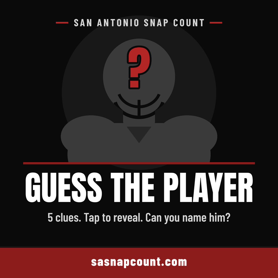 Guess the Player quiz from SA Snap Count